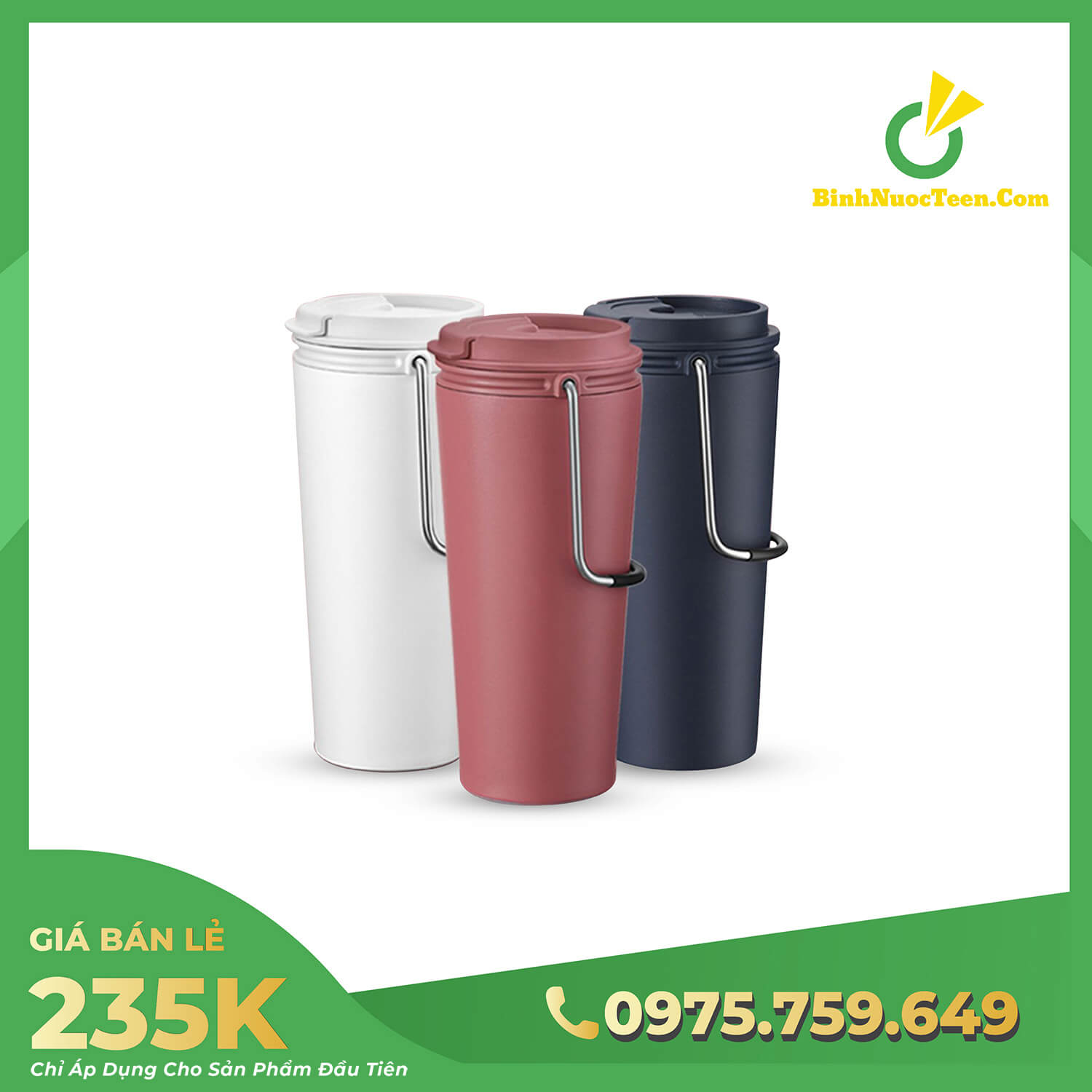 Ly Giữ Nhiệt LocknLock Bucket Tumbler LHC4269 540ml