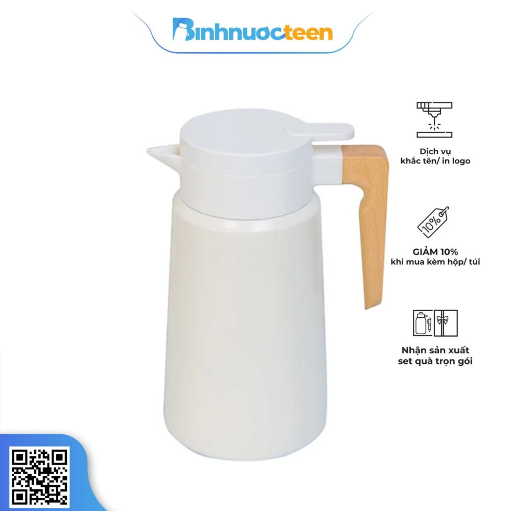 Bình Pha Cà Phê Cán Gỗ La Fonte 1,8L 006668