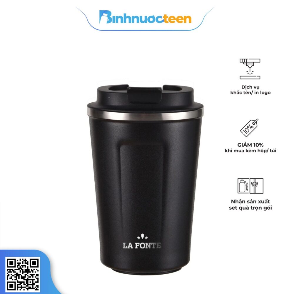 Bình Giữ Nhiệt Lafonte 380ml 003520 In Logo