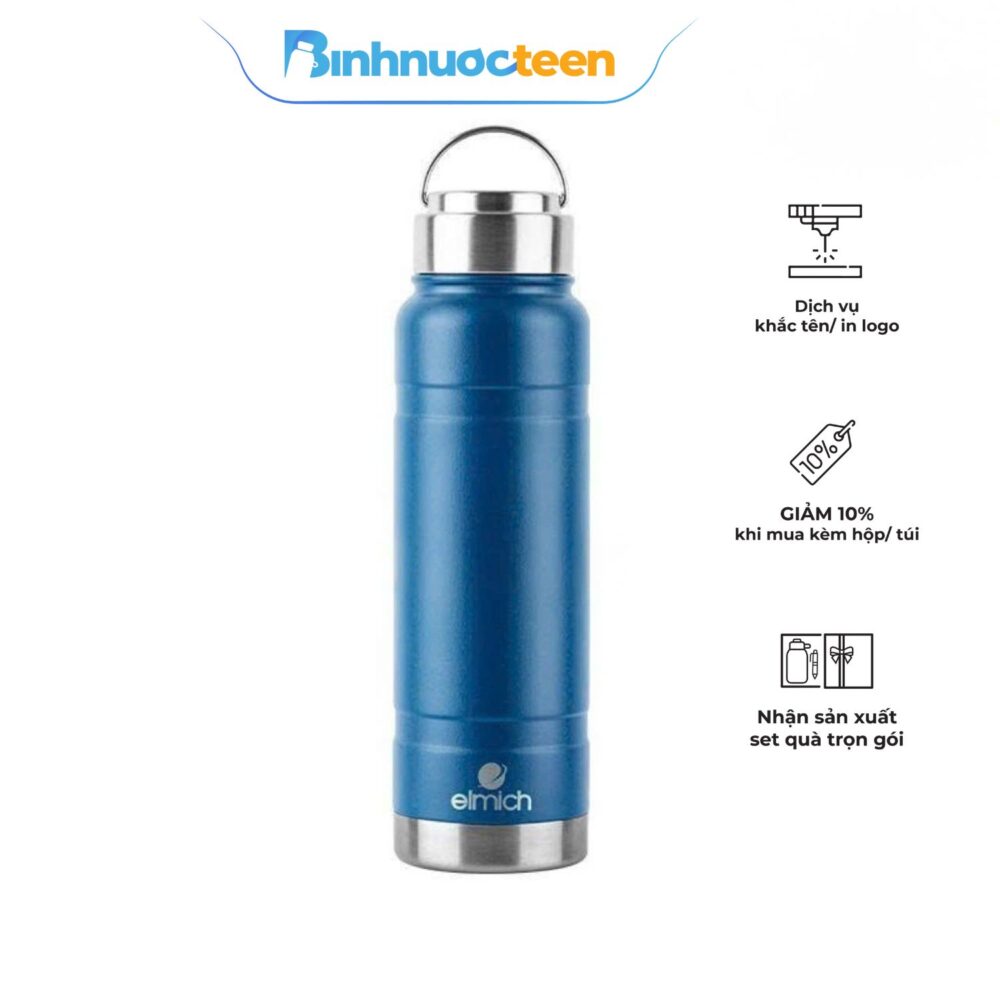 Bình Giữ Nhiệt Elmich Inox 304 EL801X 520ml-680ml