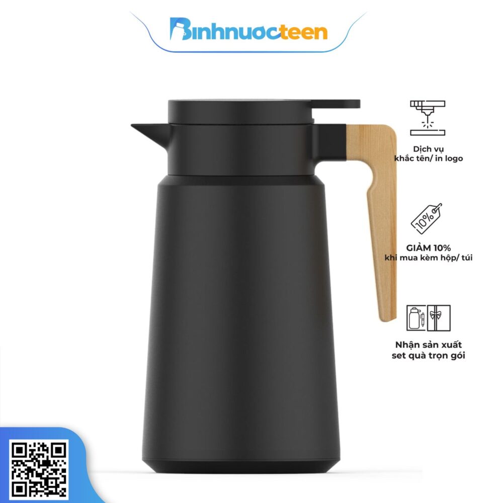 Bình Pha Cà Phê Cán Gỗ Lafonte 1,8L 006675