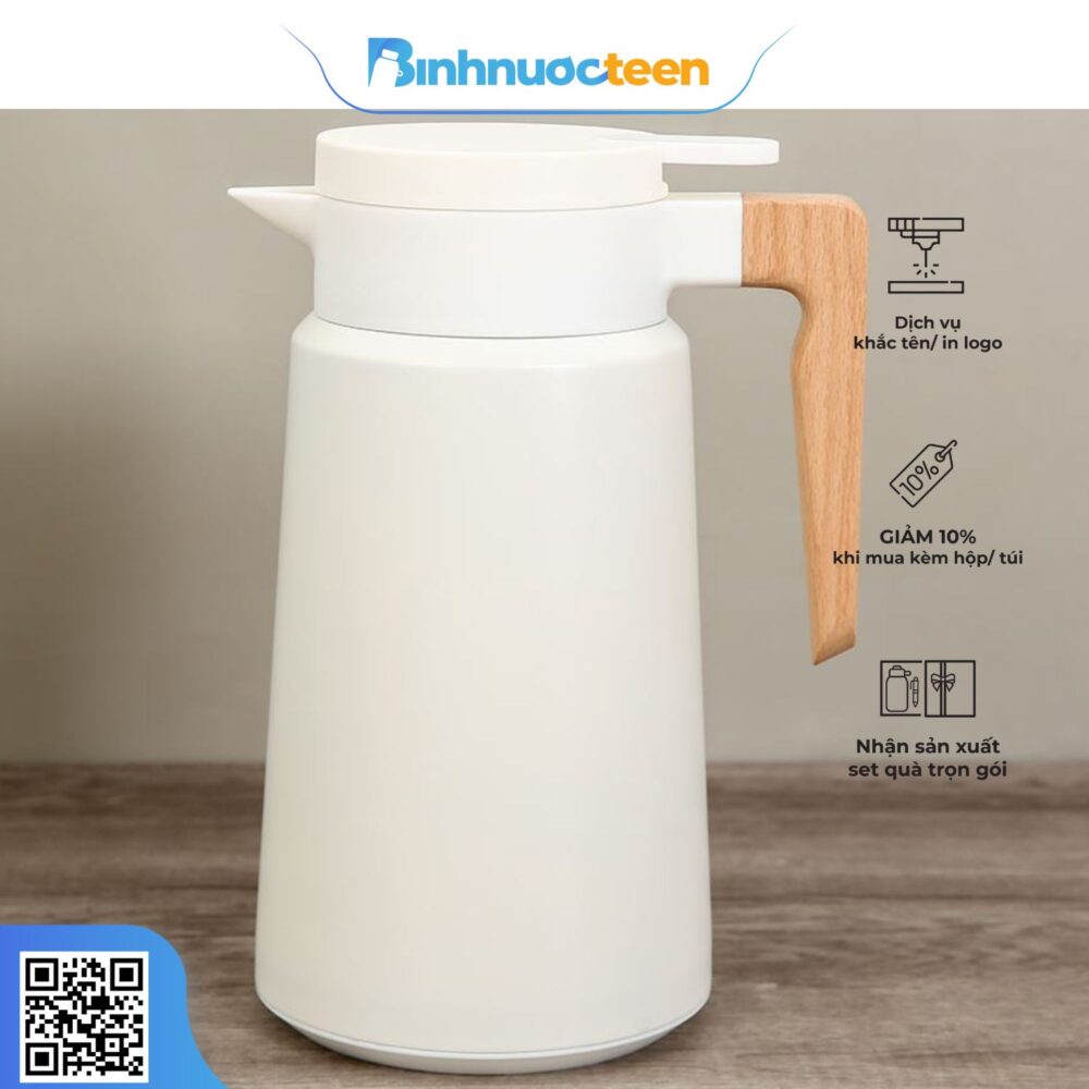 Bình Pha Cà Phê Cán Gỗ La Fonte 1,8L 006668