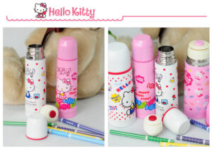 Bình Giữ Nhiệt Lock&Lock Hello Kitty Lovely Dot HKT300W (220ml)