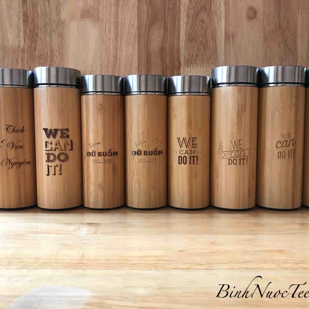 Bình giữ nhiệt vỏ gỗ