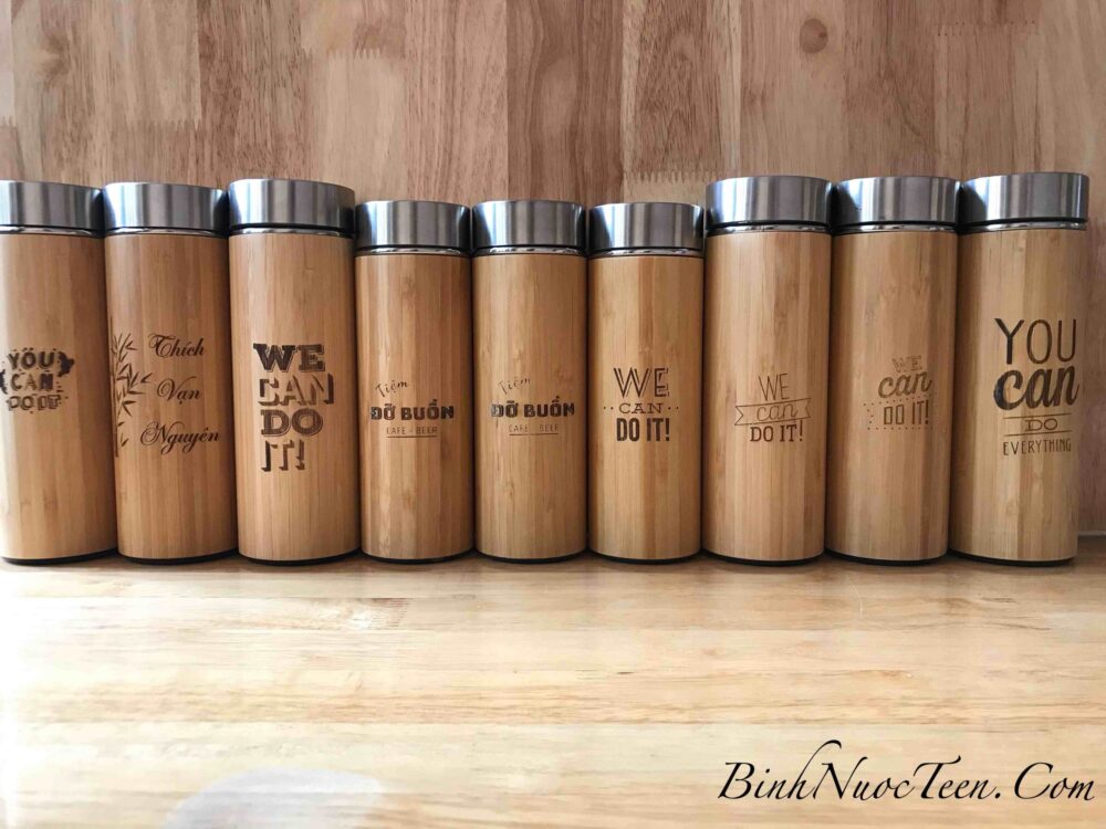Bình giữ nhiệt vỏ gỗ