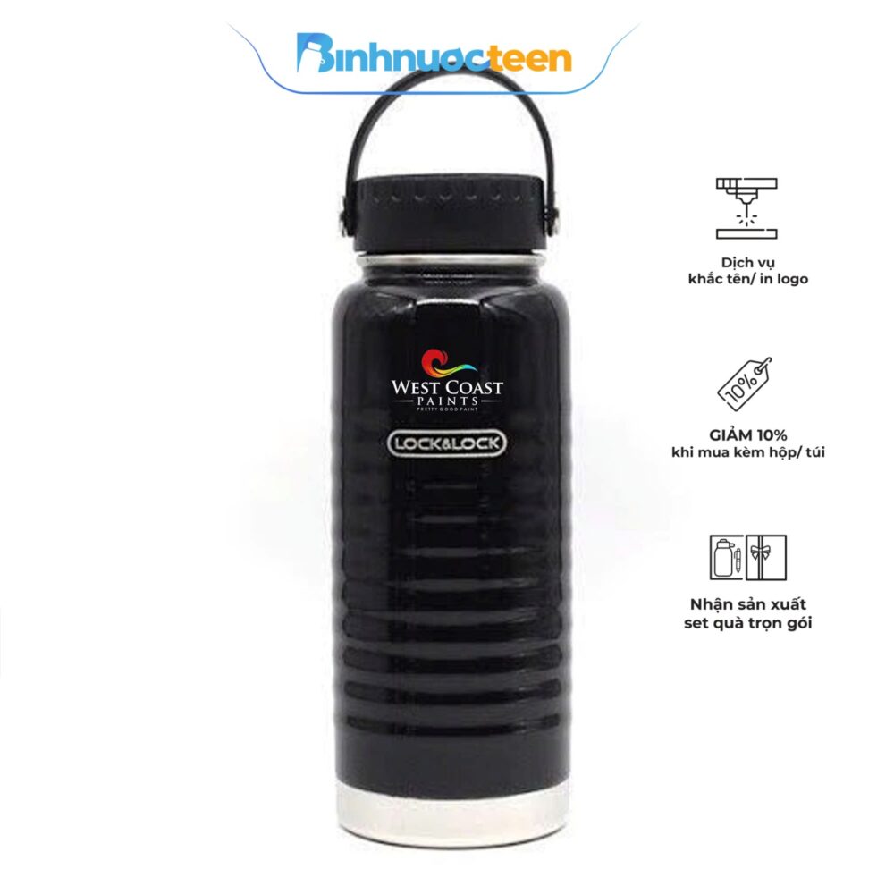 Bình Giữ Nhiệt LocknLock Wave Handle 900ml LHC4163