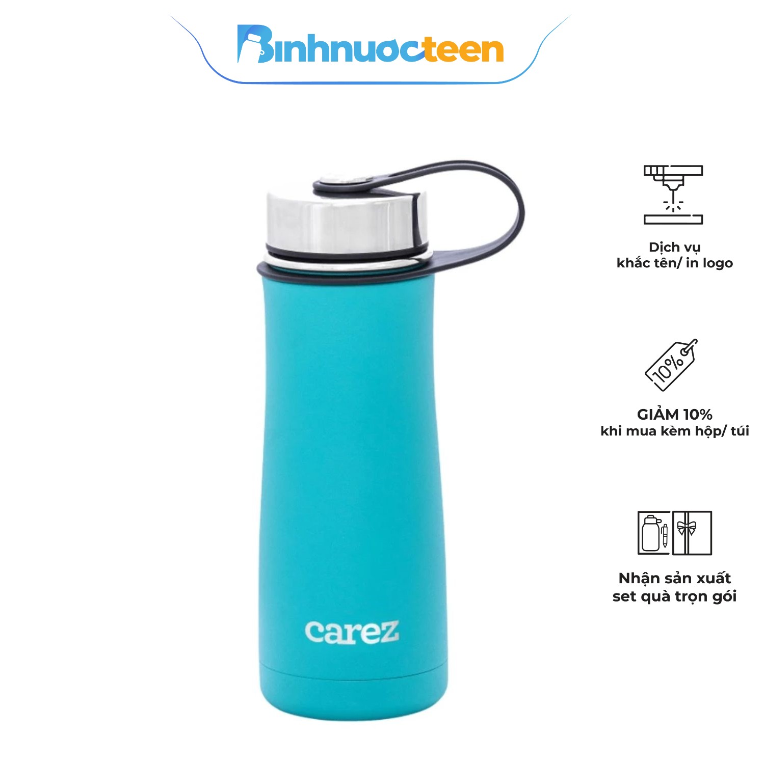 Bình Giữ Nhiệt CAREZ 590ml Inox 304 VFC688SC-590