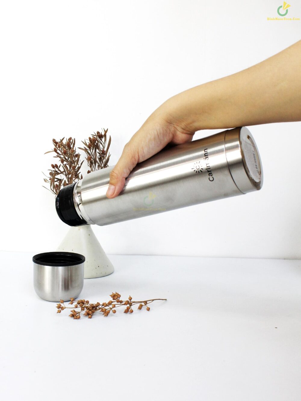 Bình Giữ Nhiệt 500ml Carlmann Inox - BES523 6