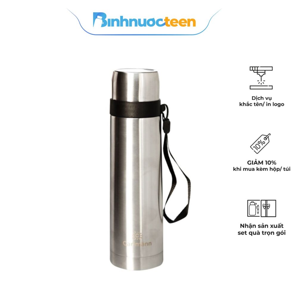 Bình Giữ Nhiệt Carlmann 500ml Nóng Lạnh - BES536