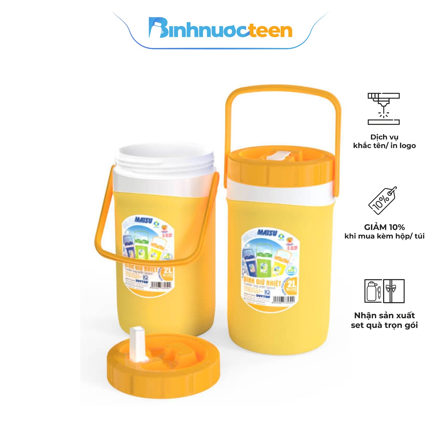 Bình Giữ Nhiệt Duy Tân 2L No.532