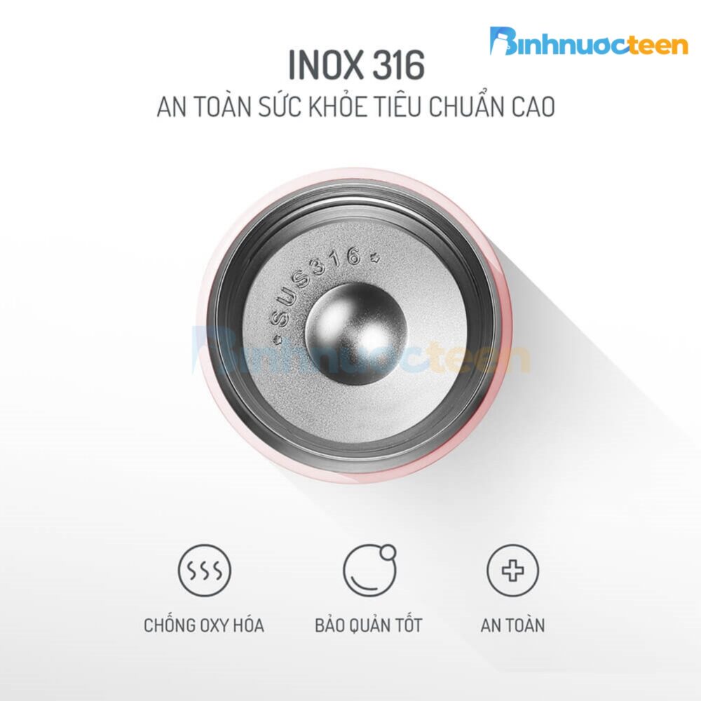 Bình giữ nhiệt Elmich 400ml Inox 316 EL8018 - Binhnuocteen.com