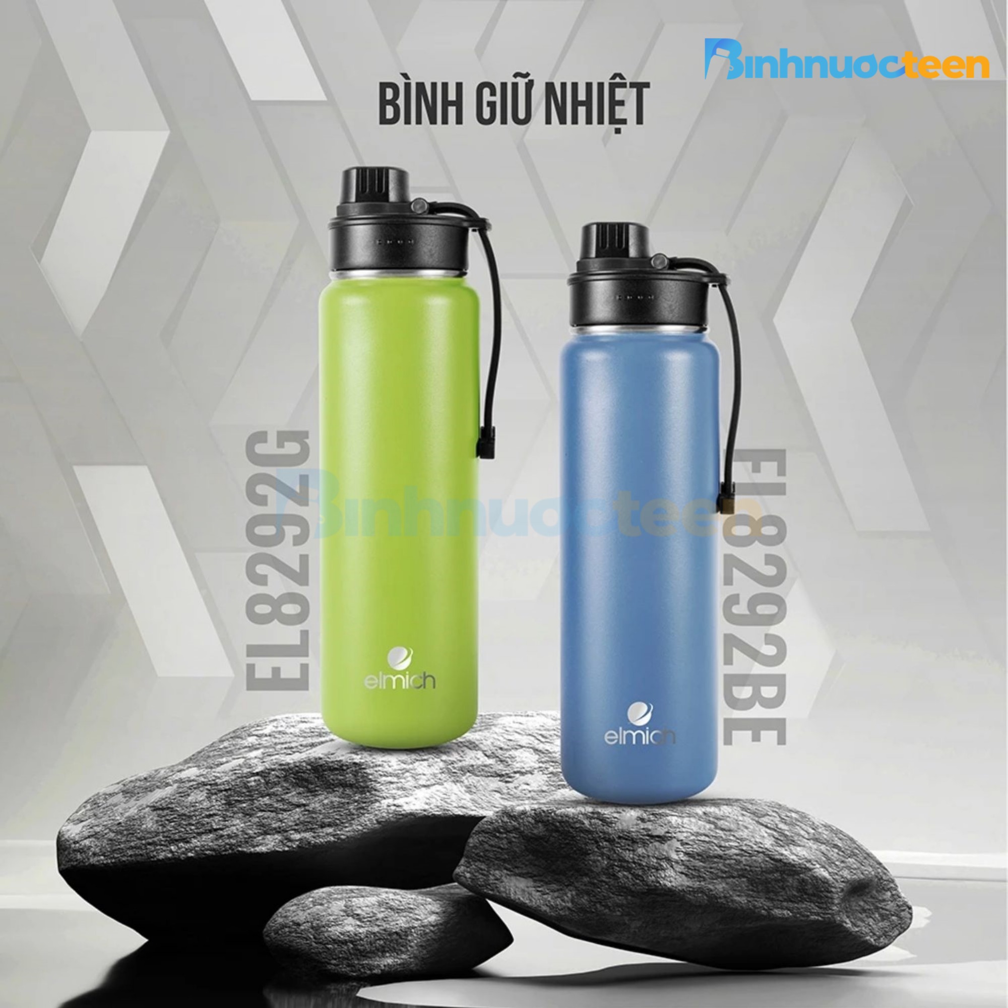 Bình giữ nhiệt Elmich 700ml EL-8292 - Binhnuocteen.com