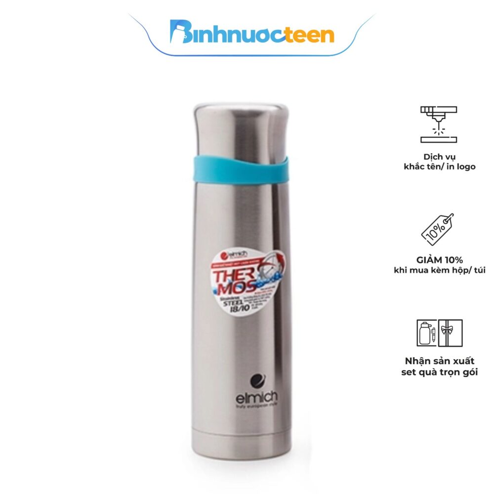 Bình Giữ Nhiệt Elmich 500ml EL-638X Inox 304