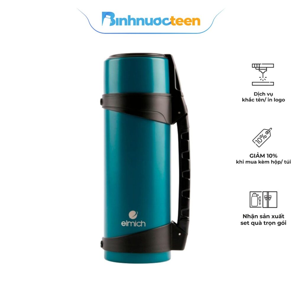 Bình Giữ Nhiệt Elmich 1000ml Inox 304 EL8009