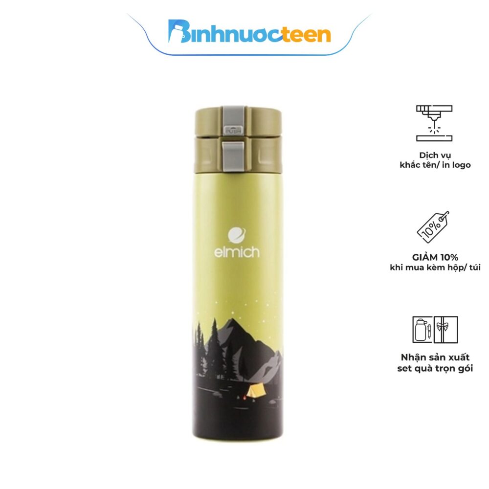 Bình Giữ Nhiệt Elmich 480ml Inox 304 EL-8011OL