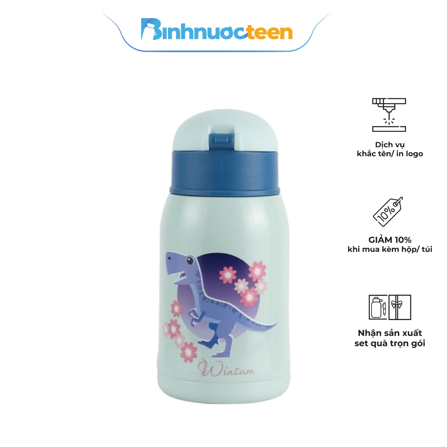 Bình Giữ Nhiệt Elmich Baby Inox 316 480ml EL-8288