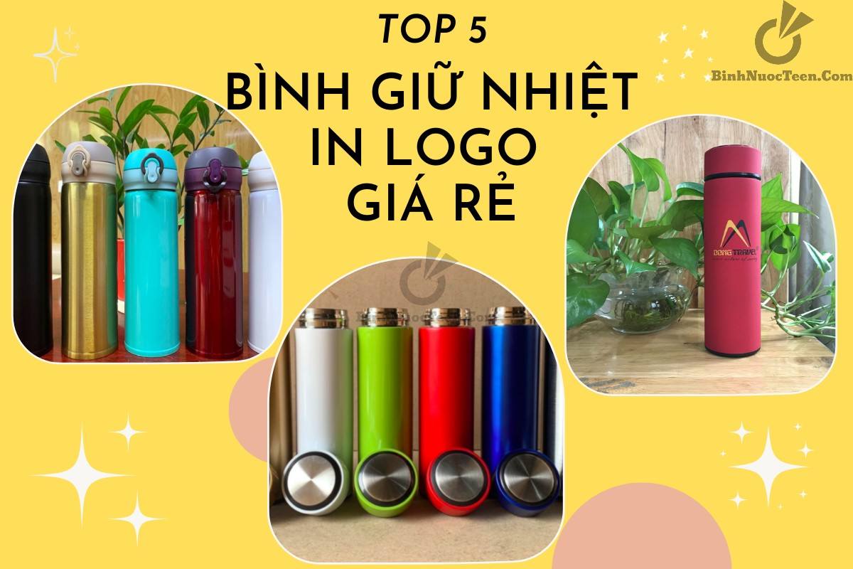 Top 5 Bình Giữ Nhiệt In Logo Giá Rẻ Dưới 100k Phù Hợp Làm Quà Tặng 9