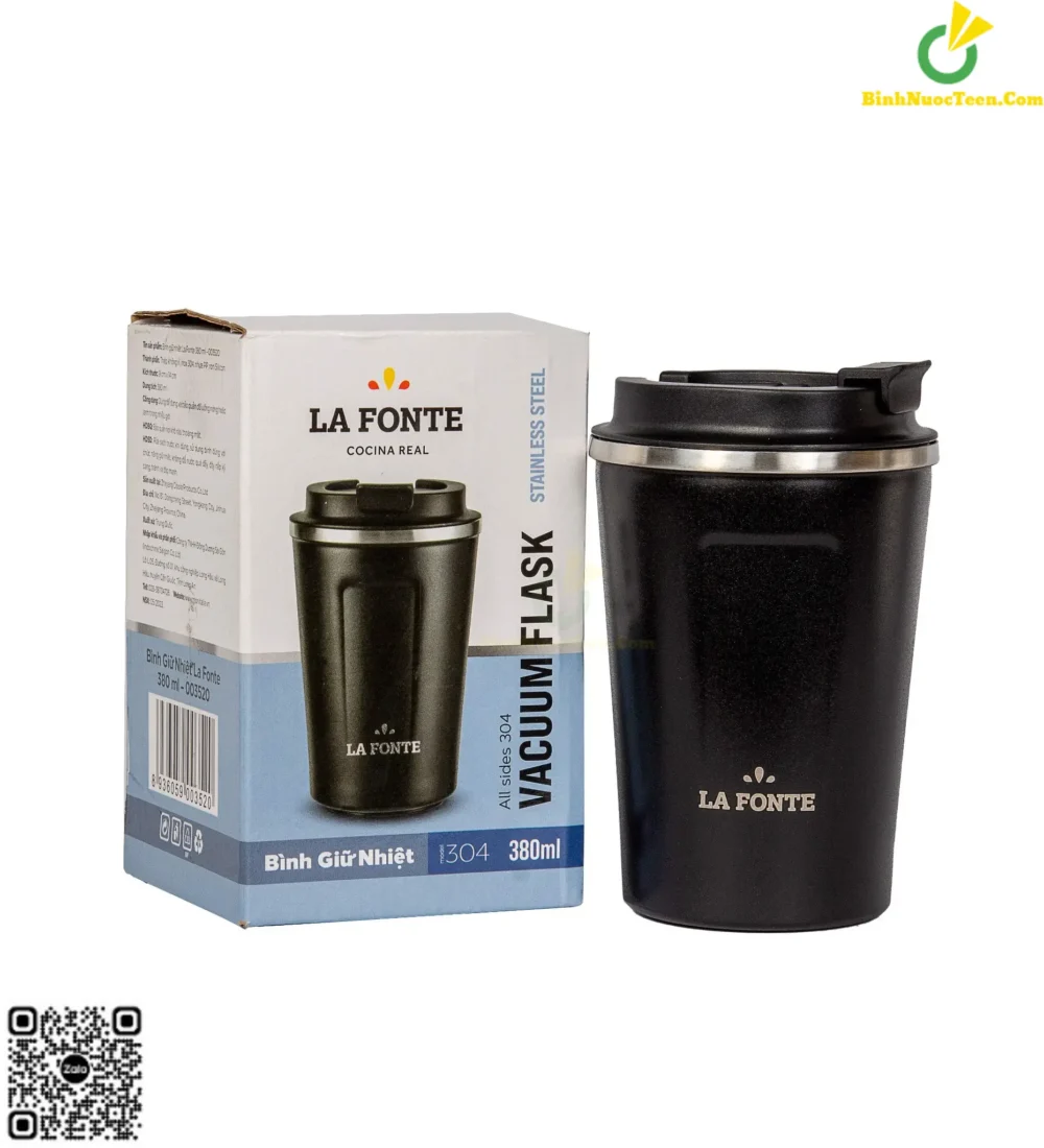 #1 Bình Giữ Nhiệt Lafonte 380ml 003520 In Logo