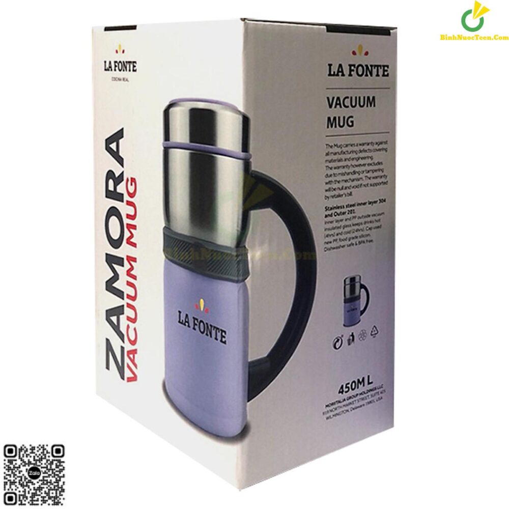 #1 Bình Giữ Nhiệt Lafonte 450ml 3000730 In Logo