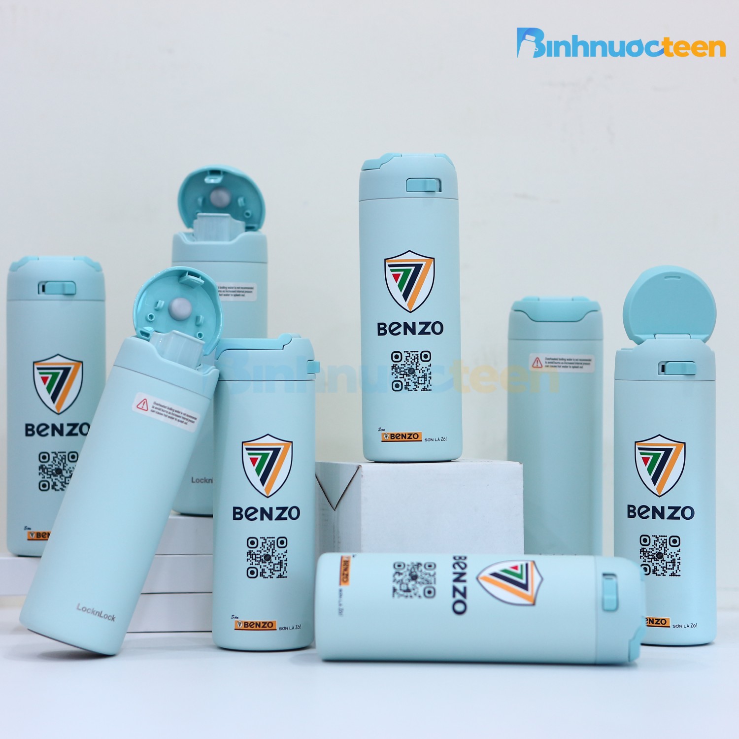 Bình giữ nhiệt LocknLock 420ml Dandy One Touch Tumbler LHC3281 - Binhnuocteen.com