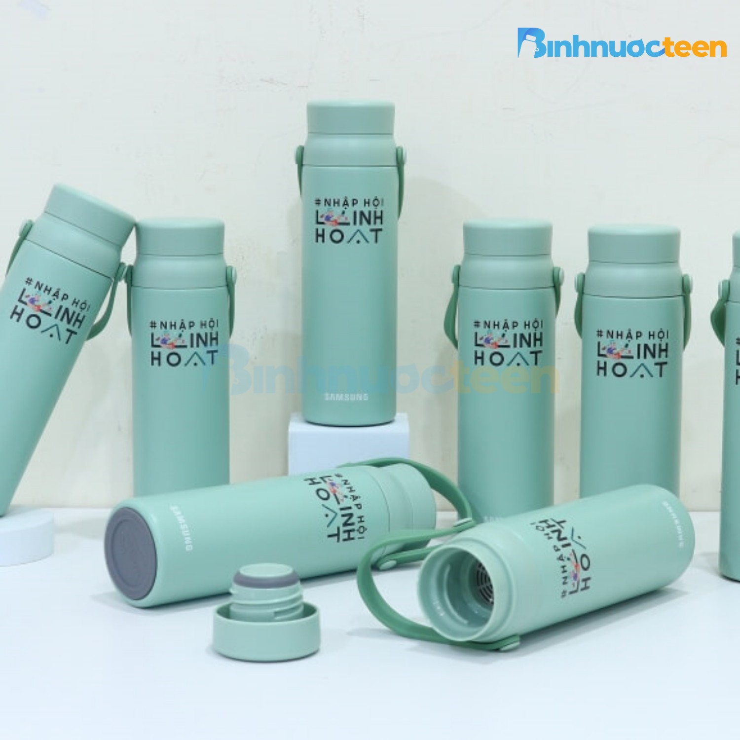Bình Giữ Nhiệt LocknLock 450ml LHC4246 Wanna Be Tumbler Carry - binhnuocteen.com