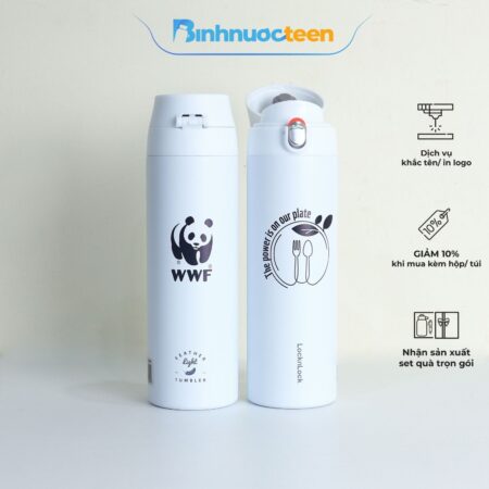Bình Giữ Nhiệt LocknLock 500ml Feather Light One Touch LHC3257