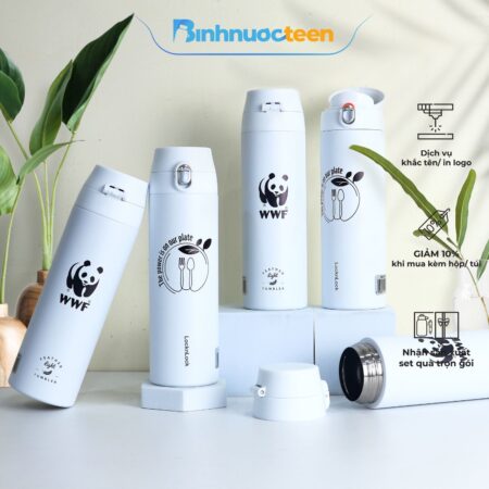 Bình Giữ Nhiệt LocknLock 500ml Feather Light One Touch LHC3257