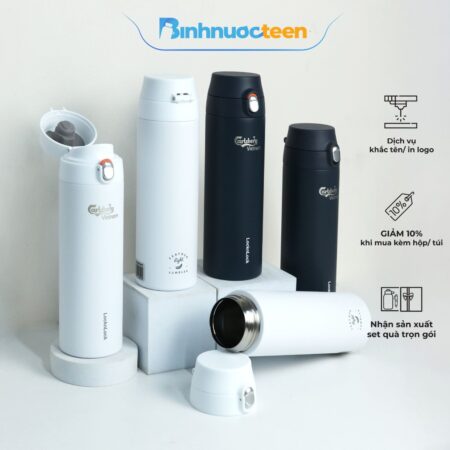 Bình Giữ Nhiệt LocknLock 500ml Feather Light One Touch LHC3257