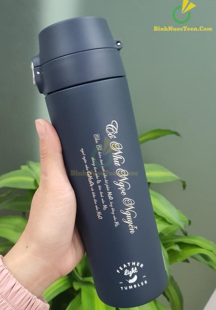 Bình Giữ Nhiệt Lock&Lock 500ml Feather Light One Touch LHC3257
