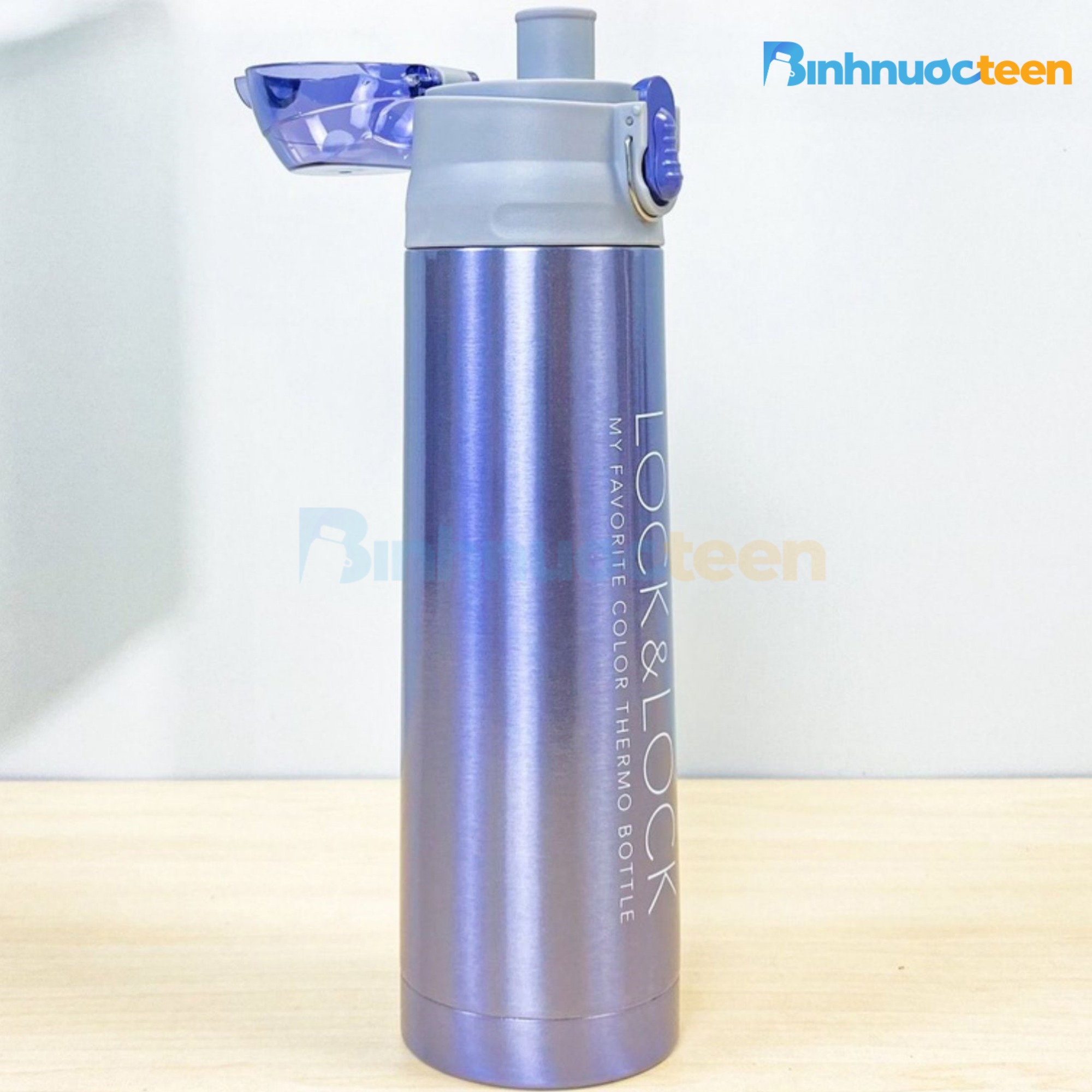 Bình Giữ Nhiệt LocknLock 500ml Vacuum Bottle LHC6800FU - Binhnuocteen.com