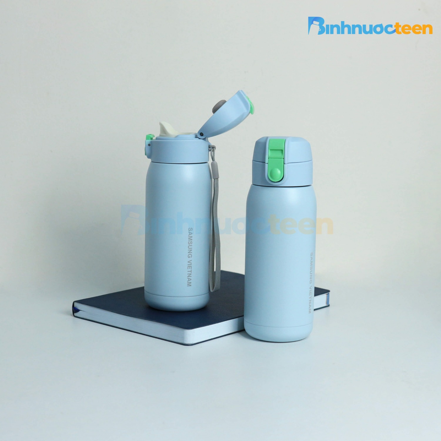 Bình Giữ Nhiệt LocknLock Có Dây Treo 370ml LHC3233 Chubby Tumbler - Binhnuocteen.com