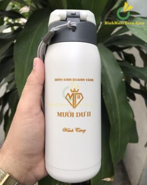 Bình Giữ Nhiệt Lock&Lock Có Dây Treo 370ml LHC3233 Chubby Tumbler