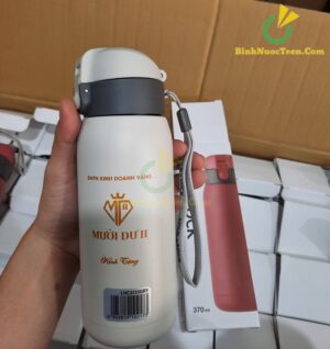 Bình Giữ Nhiệt Lock&Lock Có Dây Treo 370ml LHC3233 Chubby Tumbler