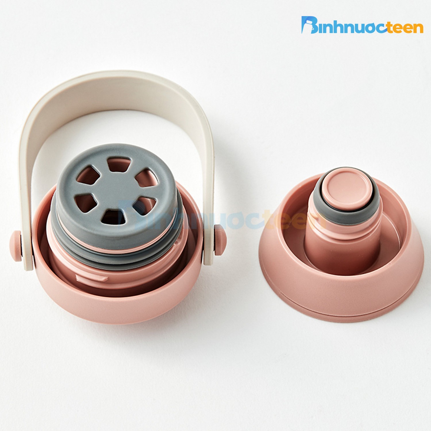 Bình Giữ Nhiệt LocknLock 470ml Có Quai Xách LHC4202 Metro Double - Binhnuocteen.com