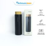 Bình Giữ Nhiệt LocknLock 400ml Nắp Gỗ Flat LHC4227