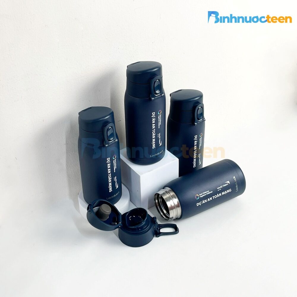 Bình Giữ Nhiệt LocknLock 360ml LHC3307 School Fit Daily Rock One Touch Tumbler - Binhnuocteen.com
