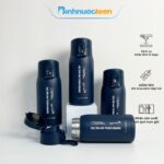 Bình Giữ Nhiệt LocknLock 360ml LHC3307 School Fit Daily Rock One Touch Tumbler