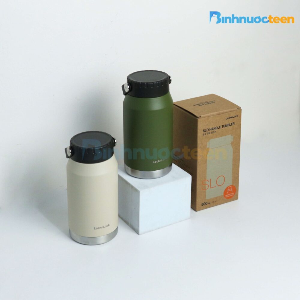 Bình Giữ Nhiệt LocknLock 500ml Slo Handle Tumbler LHC4323 - Binhnuocteen.com