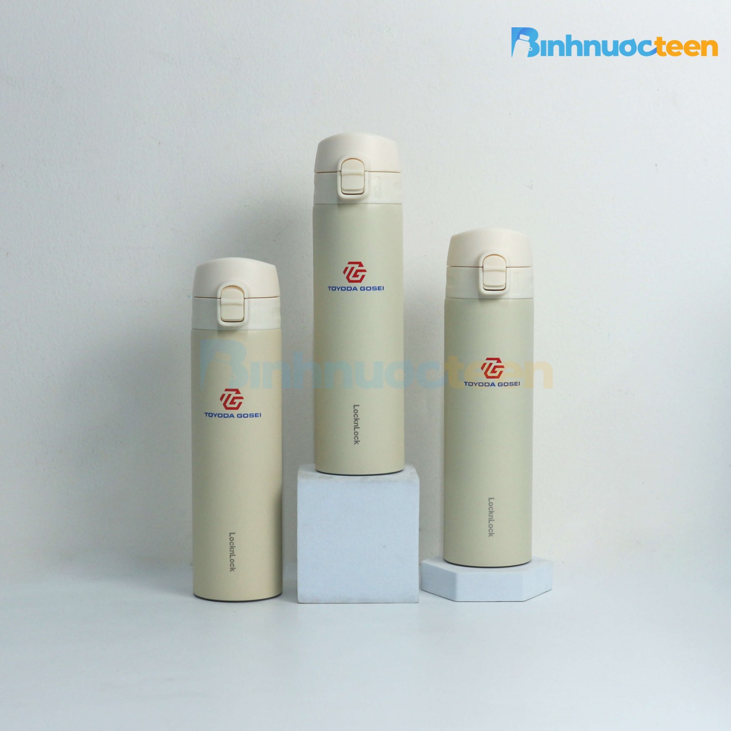 Bình Giữ Nhiệt LocknLock 400ml Slim Fit Onetouch LHC3270 - Binhnuocteen.com