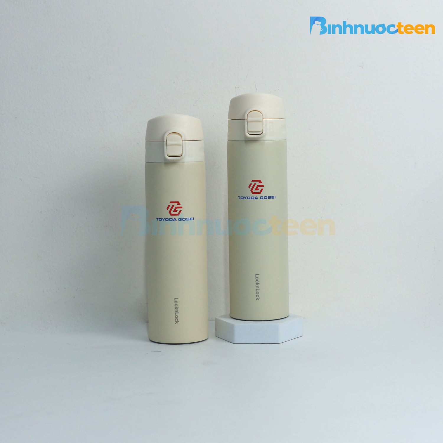 Bình Giữ Nhiệt LocknLock 400ml Slim Fit Onetouch LHC3270 - Binhnuocteen.com