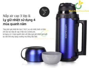 Bình Giữ Nhiệt Lock&Lock 1800ml New Giant Hot Tank LHC1427 5