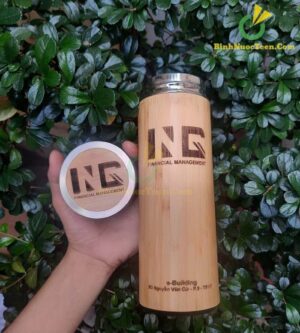 Bình Giữ Nhiệt Vỏ Tre Khắc Tên, Logo
