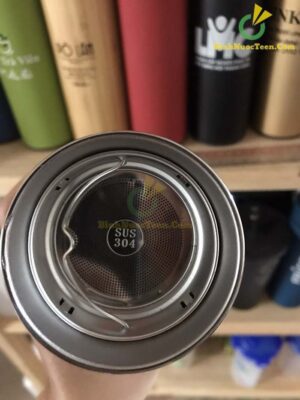 Bình Giữ Nhiệt Vỏ Tre Khắc Tên, Logo