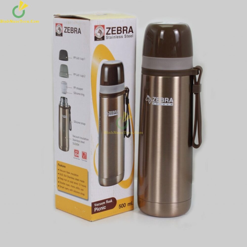 Bình Giữ Nhiệt ZEBRA - 112651 Inox Picnic 500ml 1