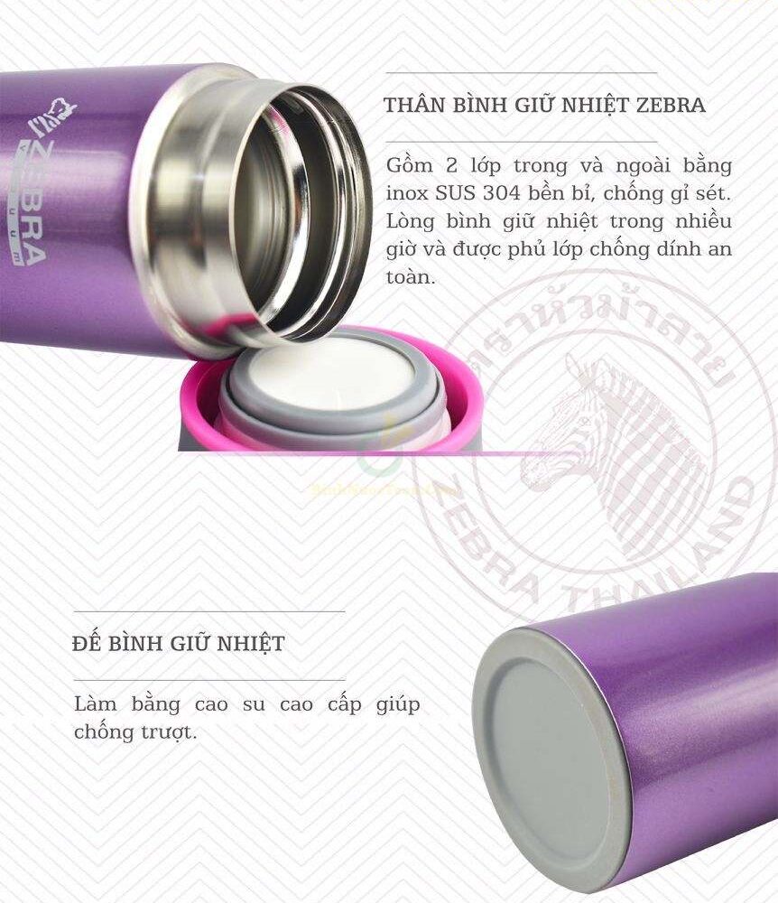 Bình Giữ Nhiệt ZEBRA - 112996 Zelect 400ml 4