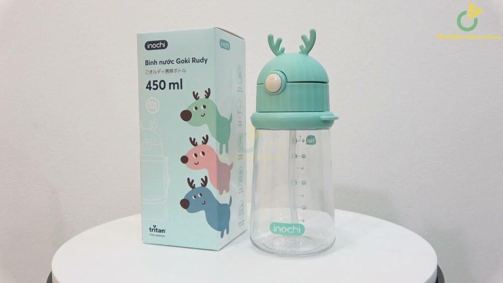 Bình Nước Inochi Goki Rudy 450ml HNK.BIGR.0450 - Nhựa Tritan 13