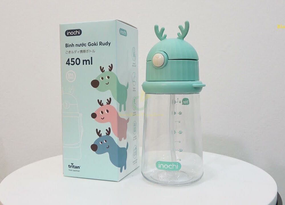 Bình Nước Inochi Goki Rudy 450ml HNK.BIGR.0450 - Nhựa Tritan 13