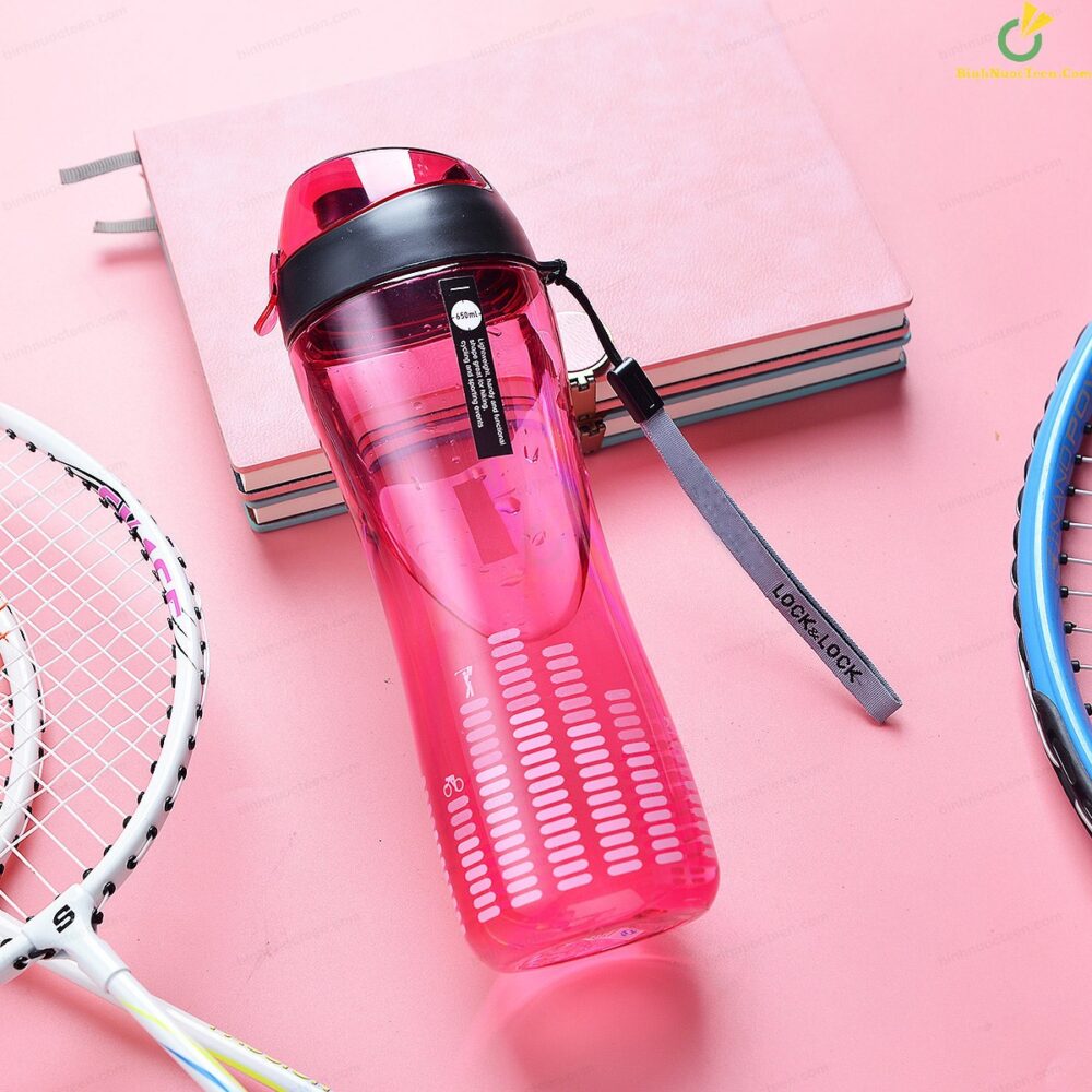 Bình Nước Nhựa BPA Free LocknLock ABF628 550ml Có Ống Hút 3