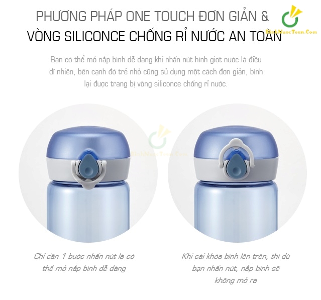 Bình Nước Nhựa Lock&Lock One Touch 550ml - ABF645 5