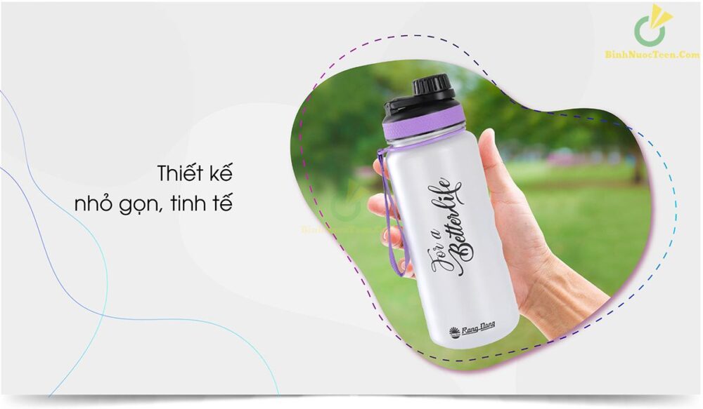 Bình Nước Nhựa Rạng Đông In Logo RD-12PX 1L/1,2L 5